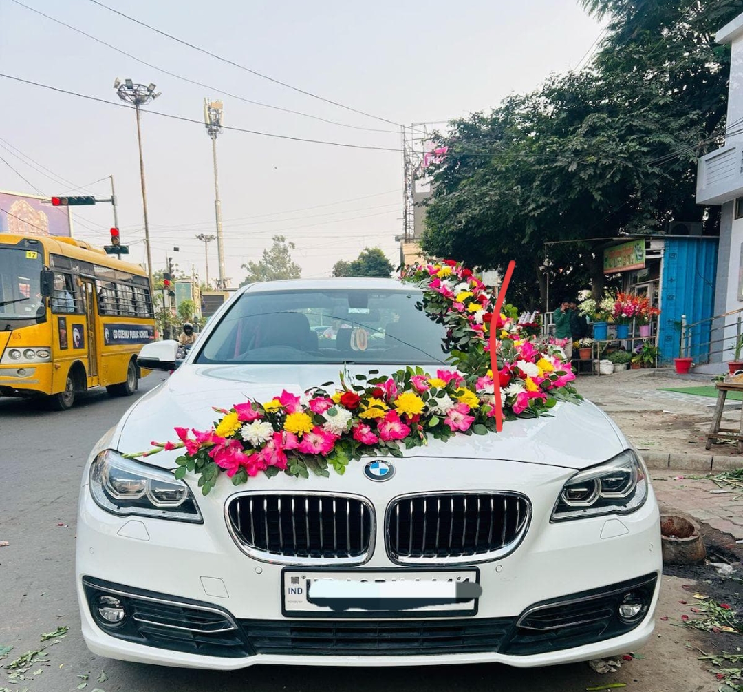 Wedding Car with Decoration